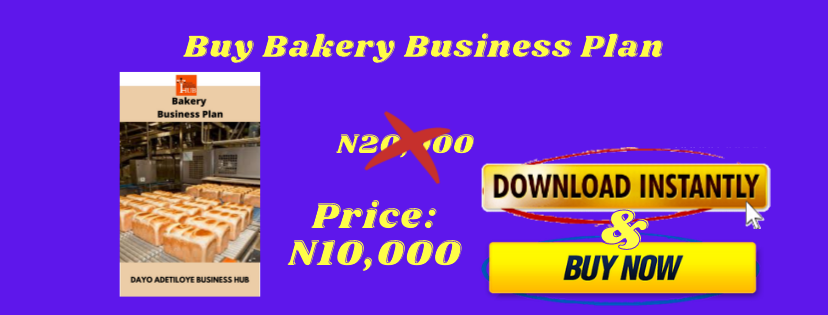 bread making business plan in nigeria