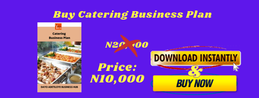 catering business plan in nigeria