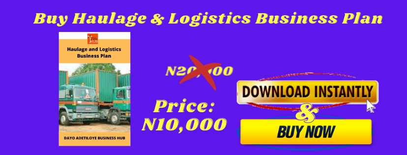 haulage company business plan