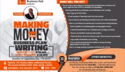 SEMINAR: MAKING MONEY FROM BUSINESS PLAN WRITING IN NIGERIA on 5th of August 2017