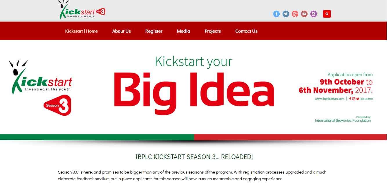 Apply for N500,000 N1,000,000 KickStart Season 3.0 Business Grant