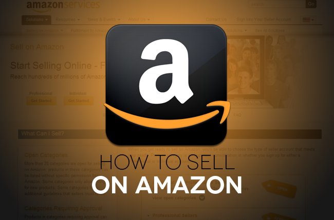 HOW TO SELL ON AMAZON