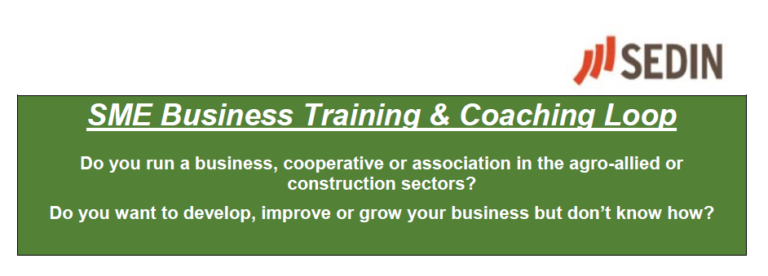 SME Business Training & Coaching Loop: Capacity Building Opportunities for SMEs located in Ogun, Plateau and Niger State of Nigeria.