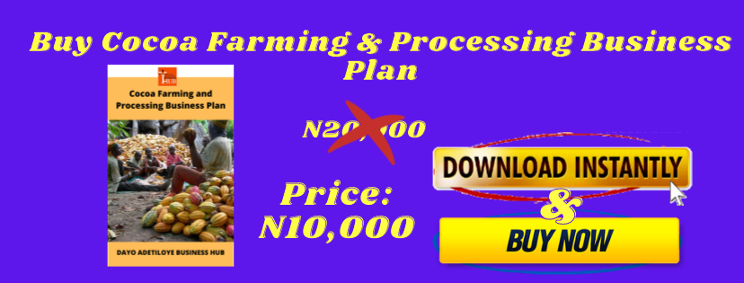 cocoa farming business plan in nigeria