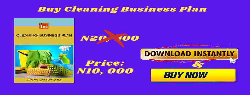 cleaning service business plan in nigeria
