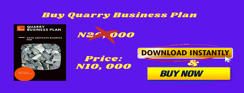 quarry business plan in nigeria