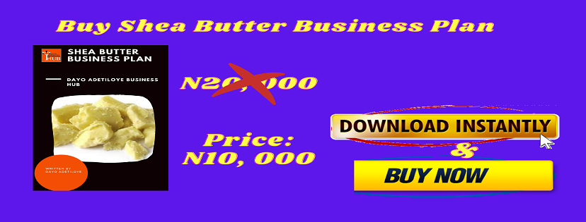 business plan for shea butter production