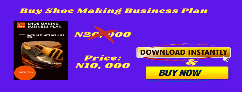 shoe making business plan in nigeria pdf