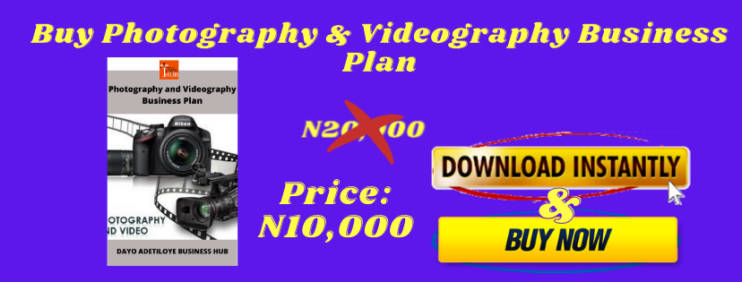 photography business plan in nigeria pdf