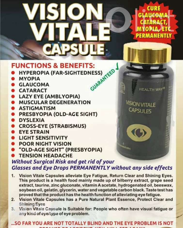 How to Buy Norland VISION VITALE CAPSULE Effective For Glaucoma, Cataracts And Myopia in Nigeria