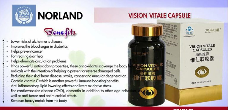 How to Buy Norland VISION VITALE CAPSULE Effective For Glaucoma, Cataracts And Myopia in Nigeria