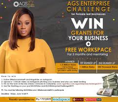 Apply for N3 million AGS Enterprise Challenge for Female Led Business