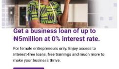 Apply for FCMB ₦5million Zero Interest Loan. Application closes 7th June.