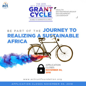 Apply for 2020 ACT Foundation NGO Grant in Nigeria