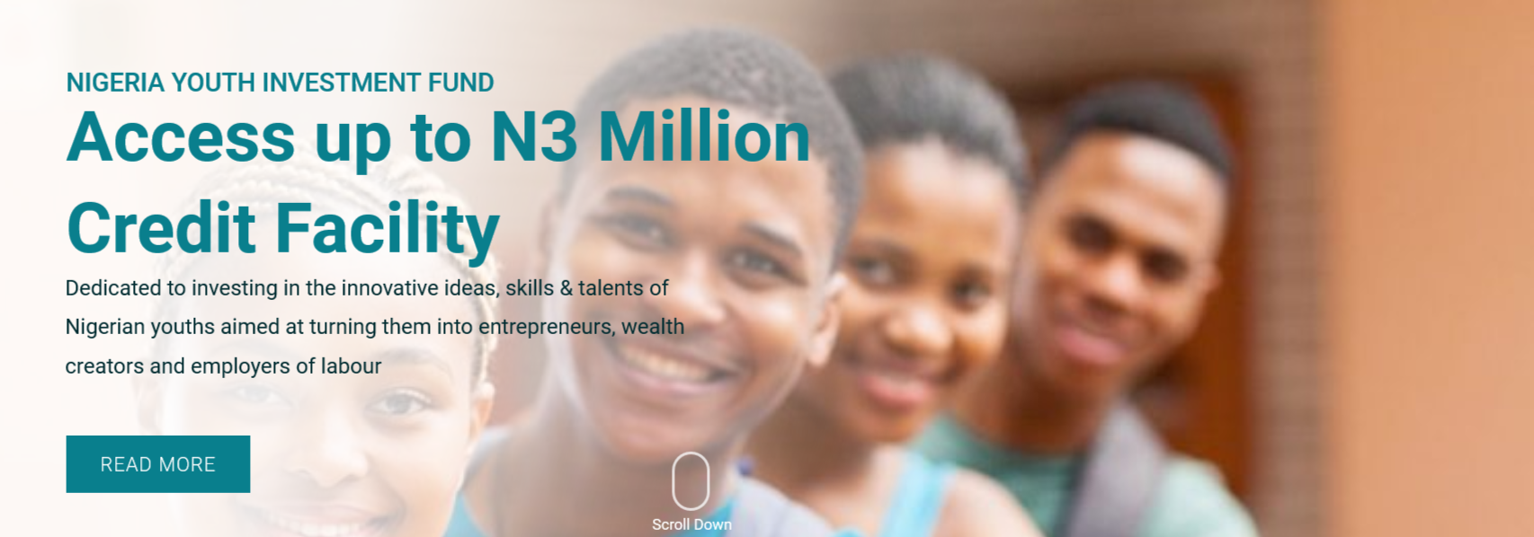 Nigeria Youth Investment Fund: How to apply and Access up to N3million Credit Facility with 5% Interest rate for 5 years
