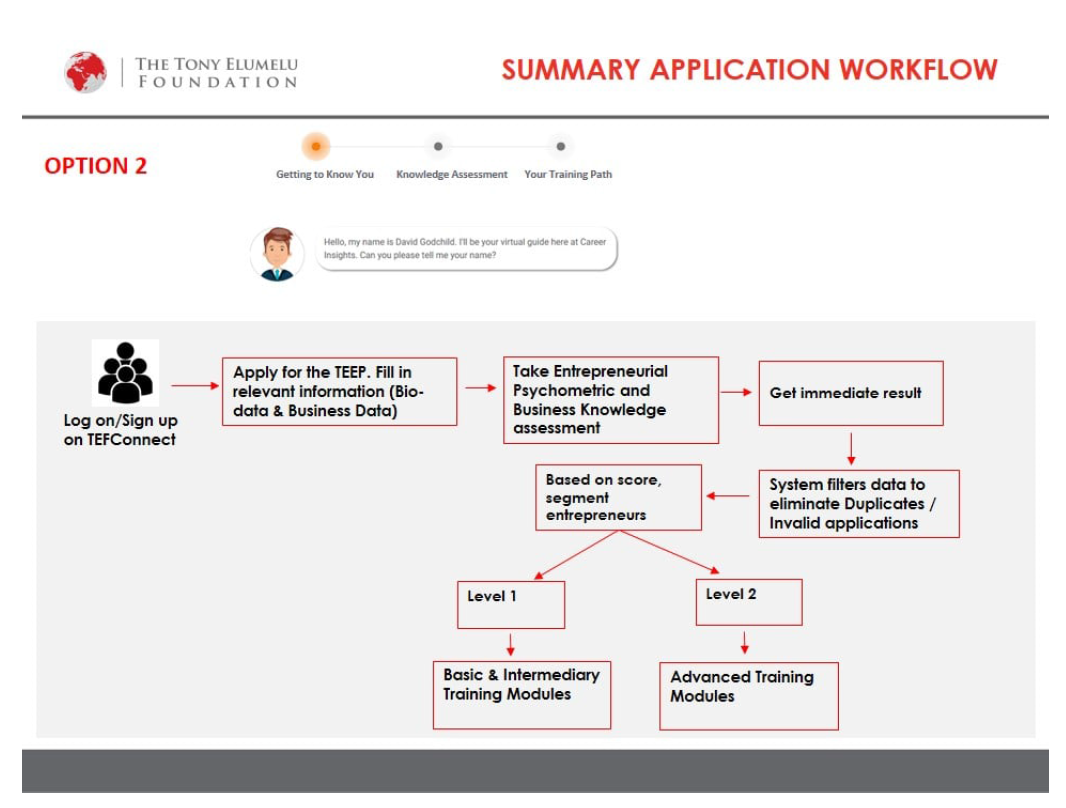 Next Steps of the 2021 Tony Elumelu Foundation Entrepreneurship Programme