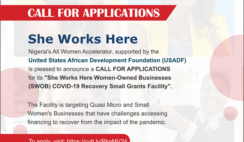 Apply and Access between N2.5Million – N3Million Women Grant from SHE WORKS HERE