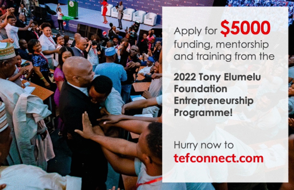 7 Steps to Prepare, Apply and Win Tony Elumelu Foundation TEF $5000 Grant in 2022
