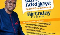 BUSINESS PLAN PROMO: My Birthday Special Empowerment Offers