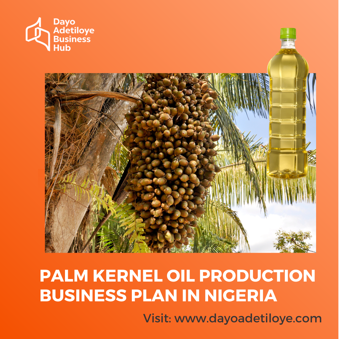 PALM KERNEL OIL PRODUCTION BUSINESS PLAN IN NIGERIA 