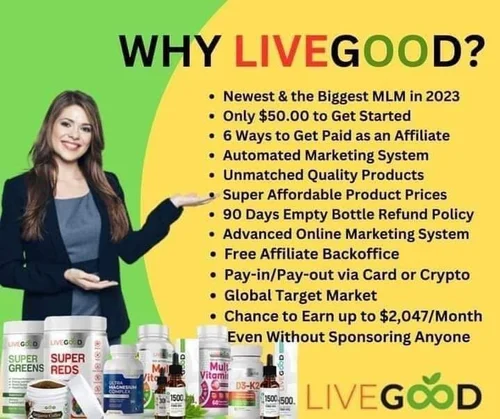 How to join LiveGood Multi Million Dollar Business Opportunity from Anywhere in the World. 