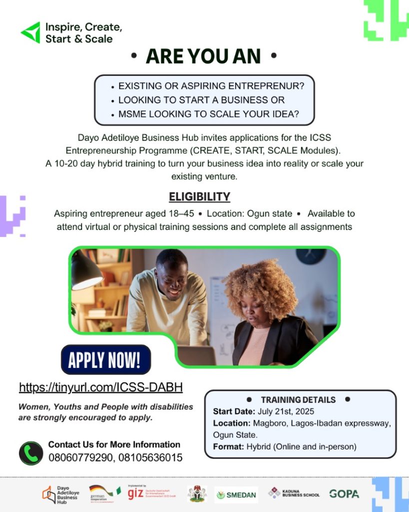 GIZ ICSS: The 4-Step Formula to Launching a Successful Business in Nigeria