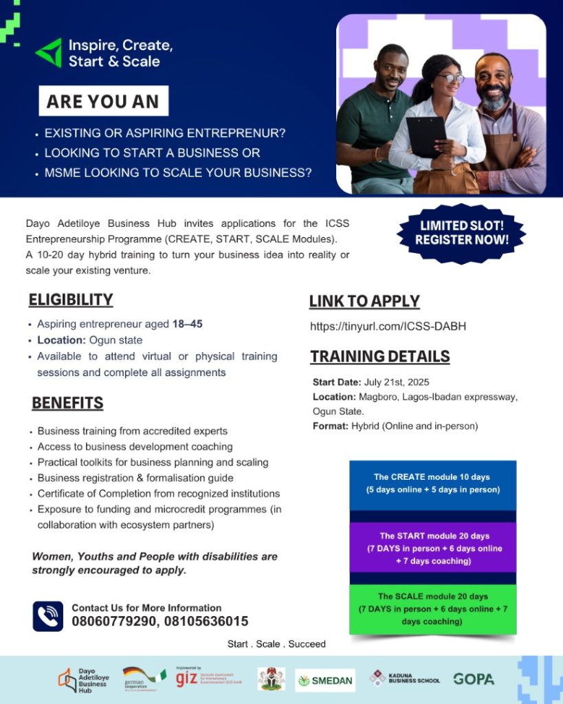 How the GIZ ICSS Program is Empowering Nigeria’s Next Generation of Entrepreneurs