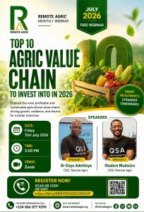 Top Agric Value Chains to Invest in 2026