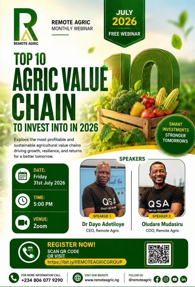 Top Agric Value Chains to Invest in 2026