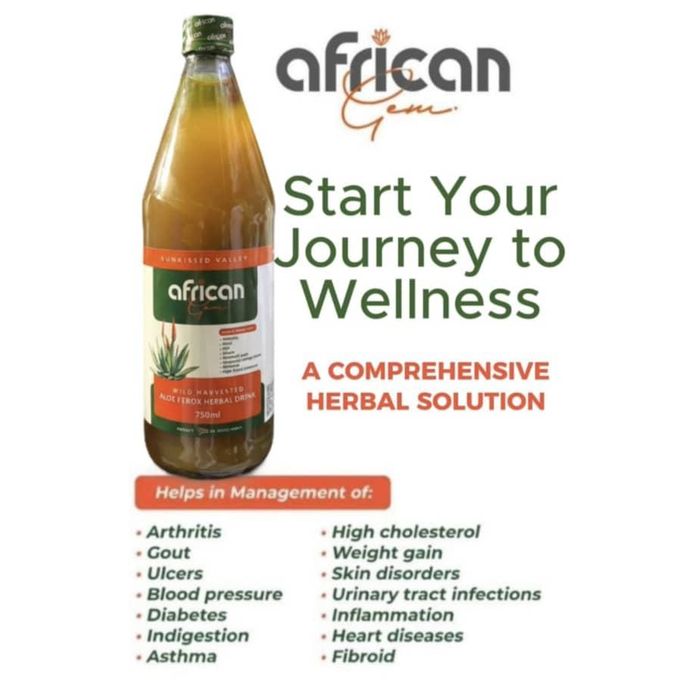 African Gem Aloe Ferox Herbal Drink 750ml in Nigeria: Price, Benefits, Ingredients & How to Buy