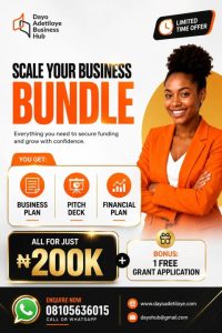 Business Plan, Pitch Deck, and Financial Plan