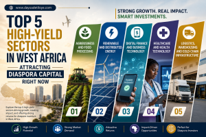 Top 5 High-Yield Sectors in West Africa Attracting Diaspora Capital Right Now