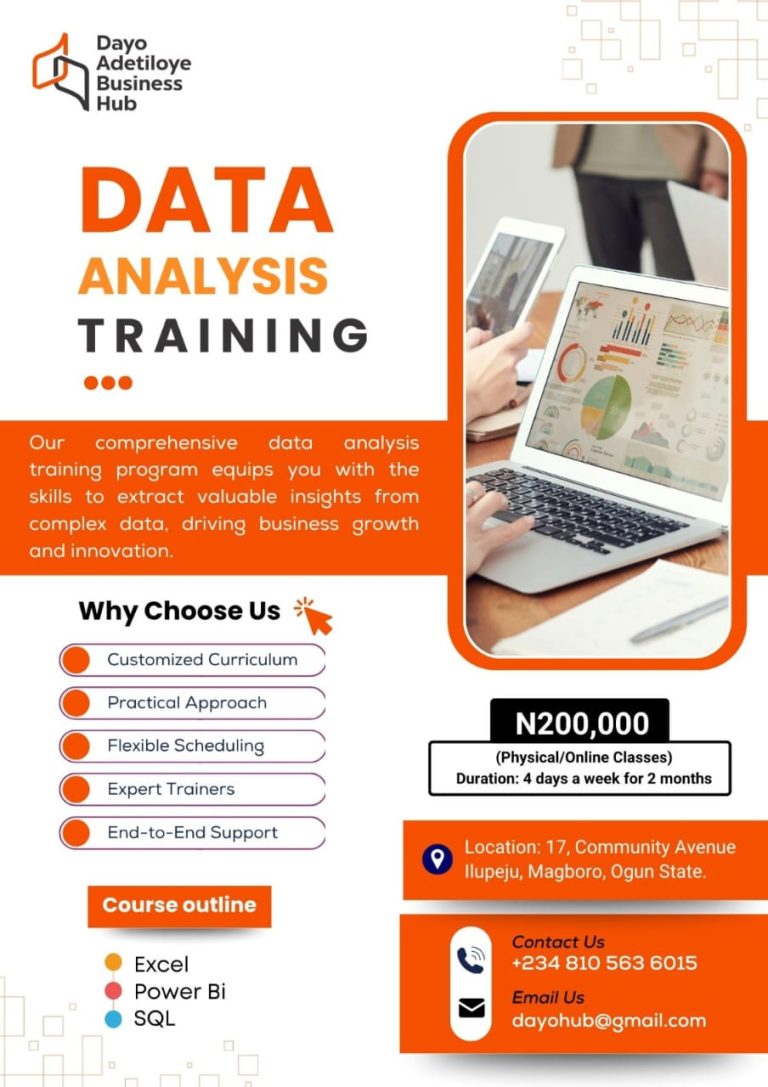 COMPUTER & DIGITAL SKILLS TRAINING IN MAGBORO, IBAFO & MOWE, OGUN STATE