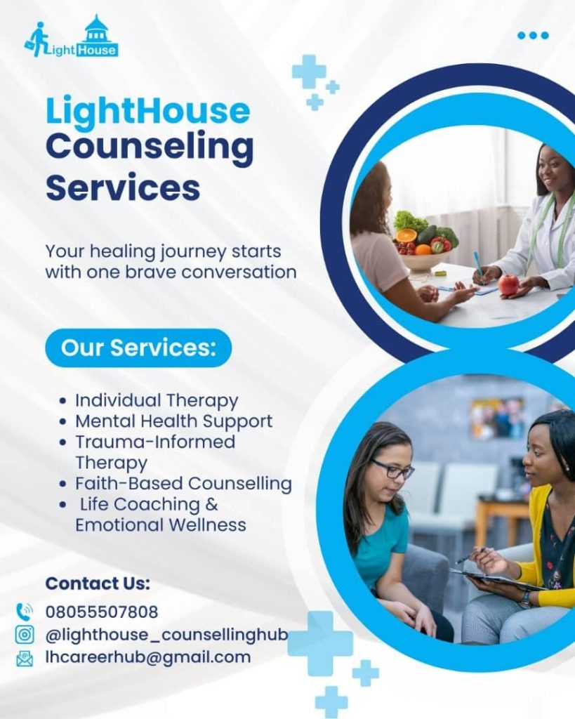 Online mental health counsellor in Lekki