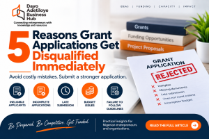 5 Reasons Grant Applications Get Disqualified Immediately