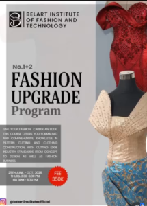 Belart Institute of Fashion and Technology fashion upgrade programme in Asero Abeokuta featuring professional corsetry and couture garment designs.
