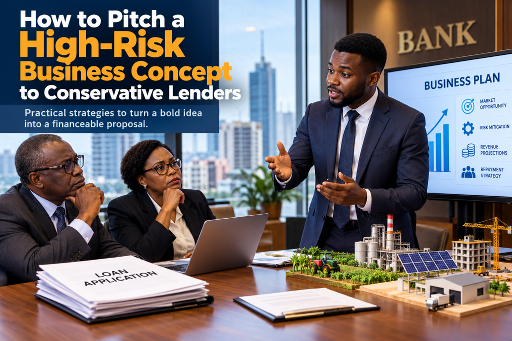 How to Pitch a High-Risk Business Concept to Conservative Lenders