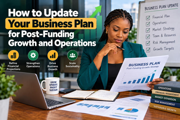 How to Update Your Business Plan for Post-Funding Growth and Operations