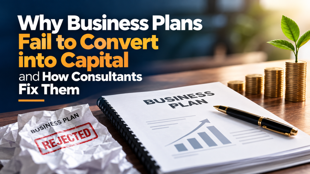 Why Business Plans Fail to Convert into Capital and How Consultants Fix Them