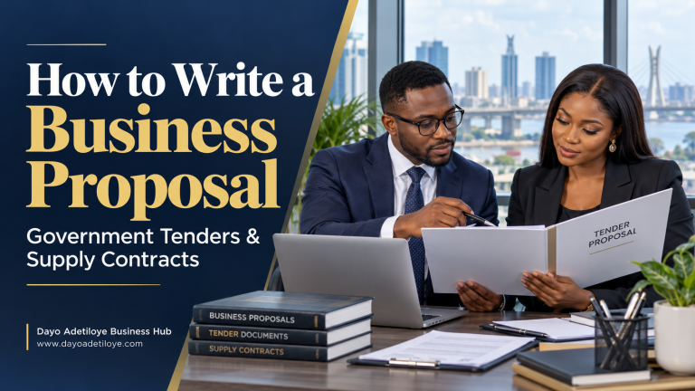 How to Write a Business Proposal for Government Tenders and Supply Contracts